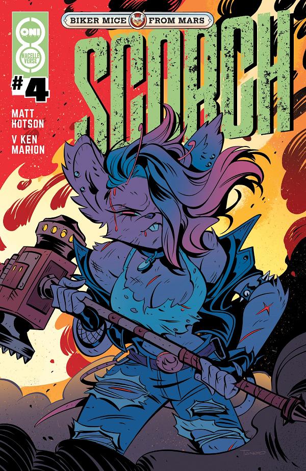 Biker Mice From Mars Scorch #4 cover by Tango