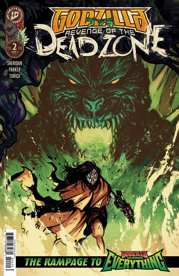 Godzilla: Revenge Of The Deadzone #2 cover by Pablo Tunica