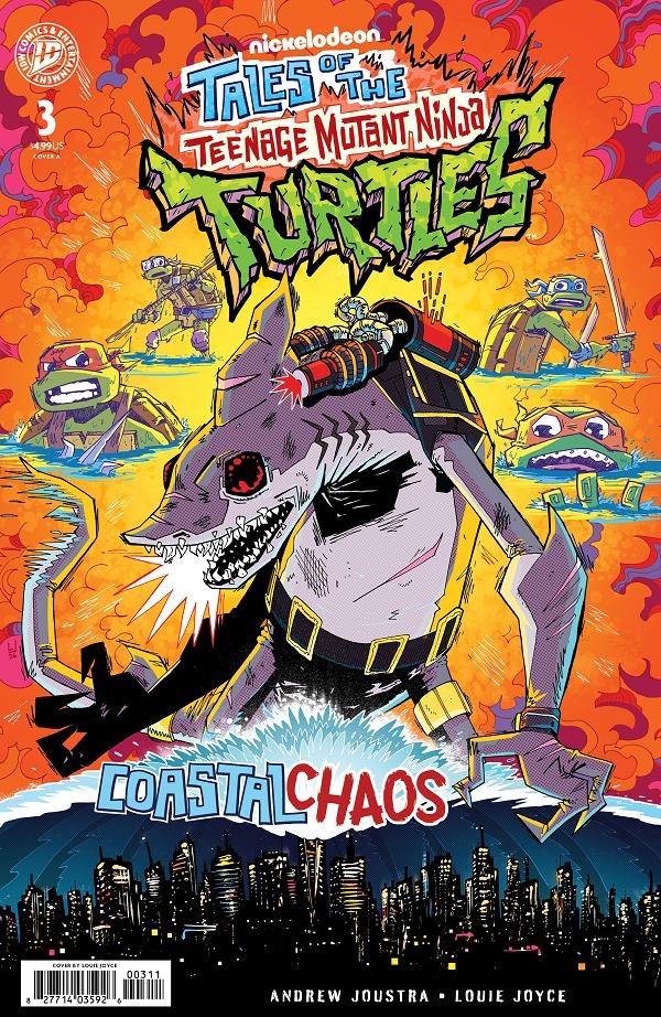 Tales Of The Teenage Mutant Ninja Turtles: Coastal Chaos #3 cover by Louie Joyce
