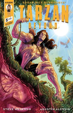 Tarzan Beyond #5 Variant B (Fajardo) cover