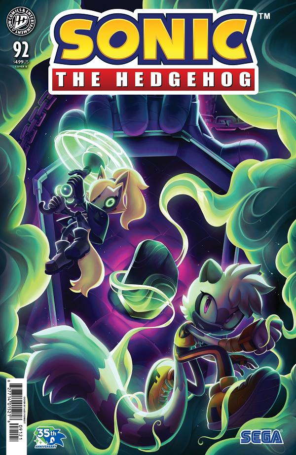 Sonic The Hedgehog #92 variant cover by Alex Forrest