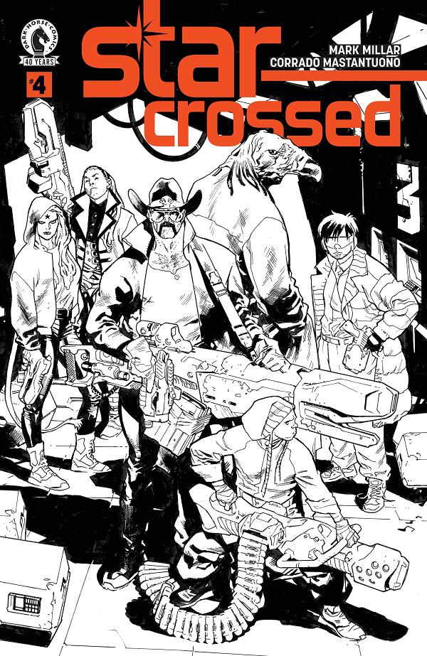 Star-Crossed #4 variant cover by Stuart Immonen