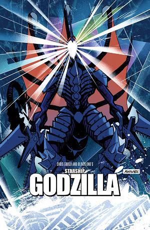 Starship Godzilla: Invasion X #3 Variant B (Catalan Movie Homage Cover) cover