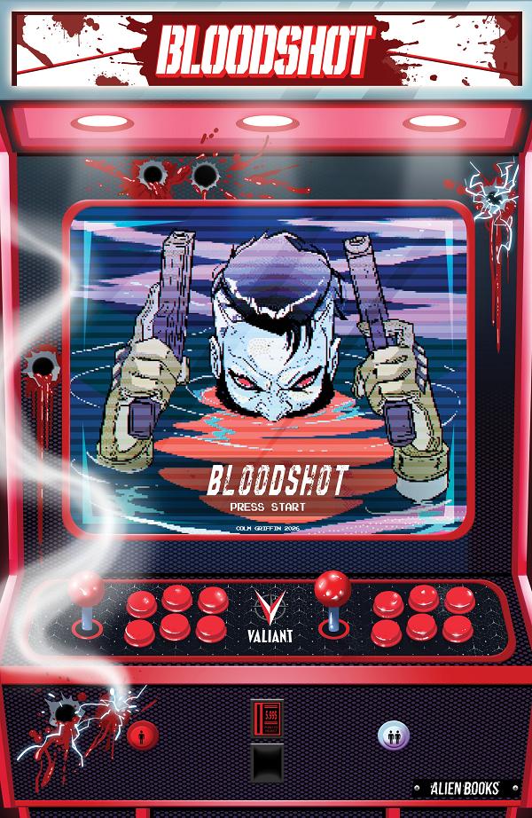 Valiant Beyond: Bloodshot --Toy Soldiers Finale #8 variant cover by Colm Griffin