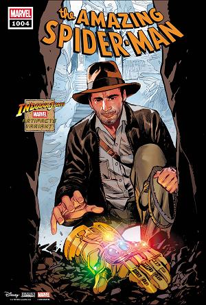 Amazing Spider-Man #1004 SARA PICHELLI INDIANA JONES MARVEL ARTIFACT VARIANT cover