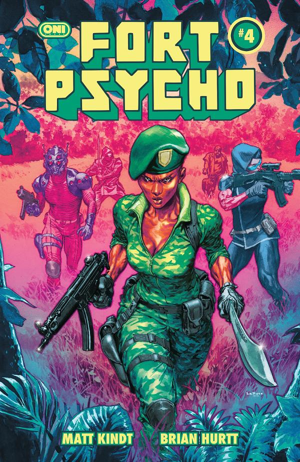 Fort Psycho #4 variant cover by Lewis LaRosa