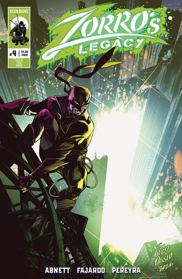 Zorro's Legacy #4 variant cover by Fico Ossio