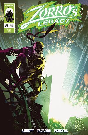 Zorro's Legacy #4 Variant B (Ossio) cover