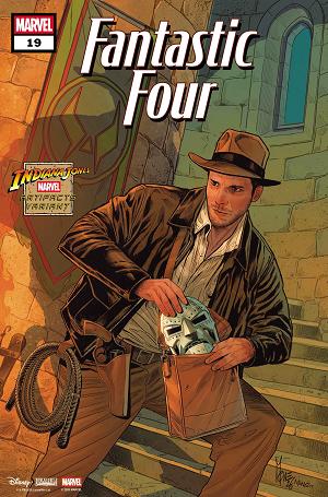 Fantastic Four #19 MARCO CHECCHETTO INDIANA JONES MARVEL ARTIFACT VARIANT cover