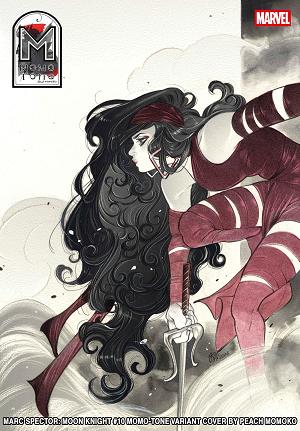 Marc Spector: Moon Knight #10 PEACH MOMOKO MOMO-TONE VARIANT cover