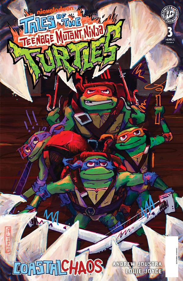 Tales Of The Teenage Mutant Ninja Turtles: Coastal Chaos #3 variant cover by NerfAlice