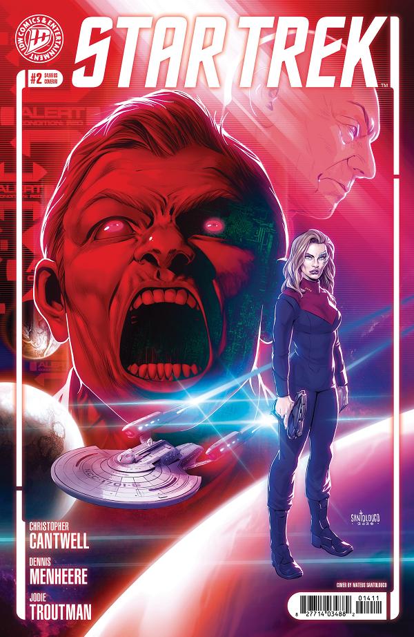 Star Trek (2026) #2 variant cover by Mateus Santolouco