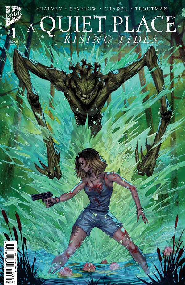 A Quiet Place: Rising Tides #1 variant cover by Tyler Kirkham