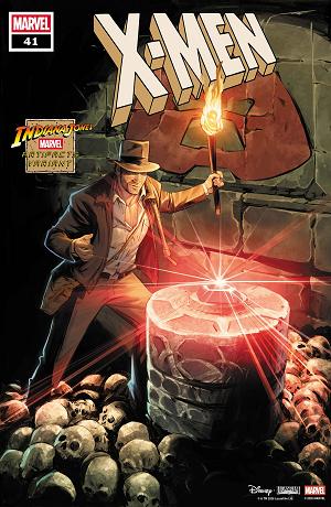 X-Men #41 CARMEN CARNERO INDIANA JONES MARVEL ARTIFACT VARIANT [DNX] cover