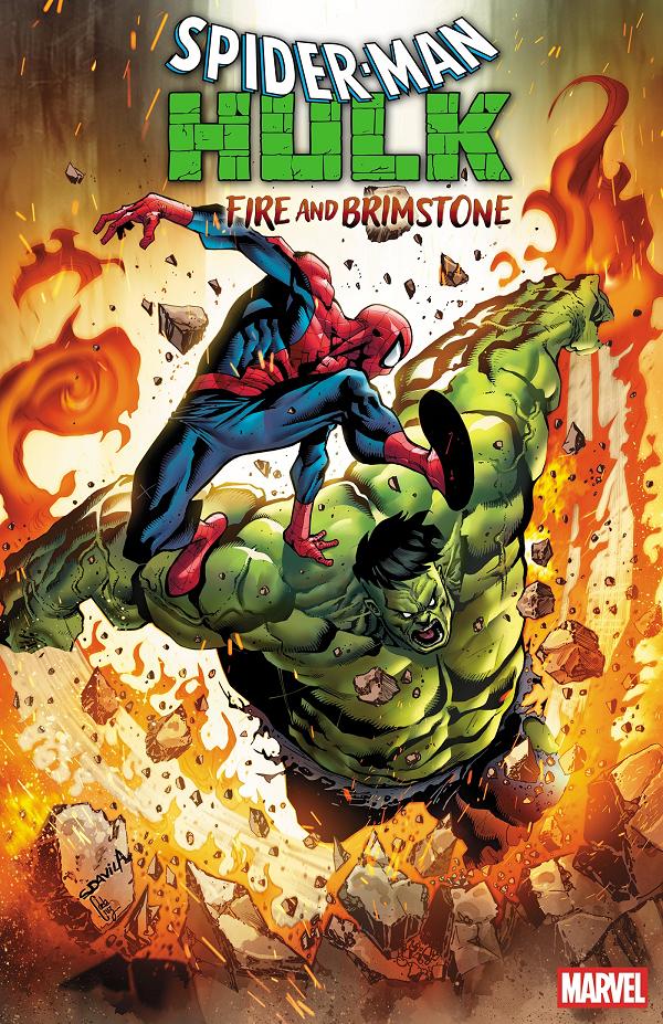 Spider-Man/Hulk: Fire And Brimstone #4 variant cover by Sergio Davila