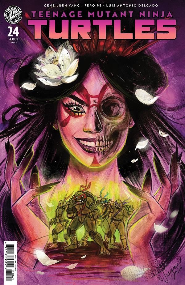 Teenage Mutant Ninja Turtles #24 variant cover by Suspiria Vilchez
