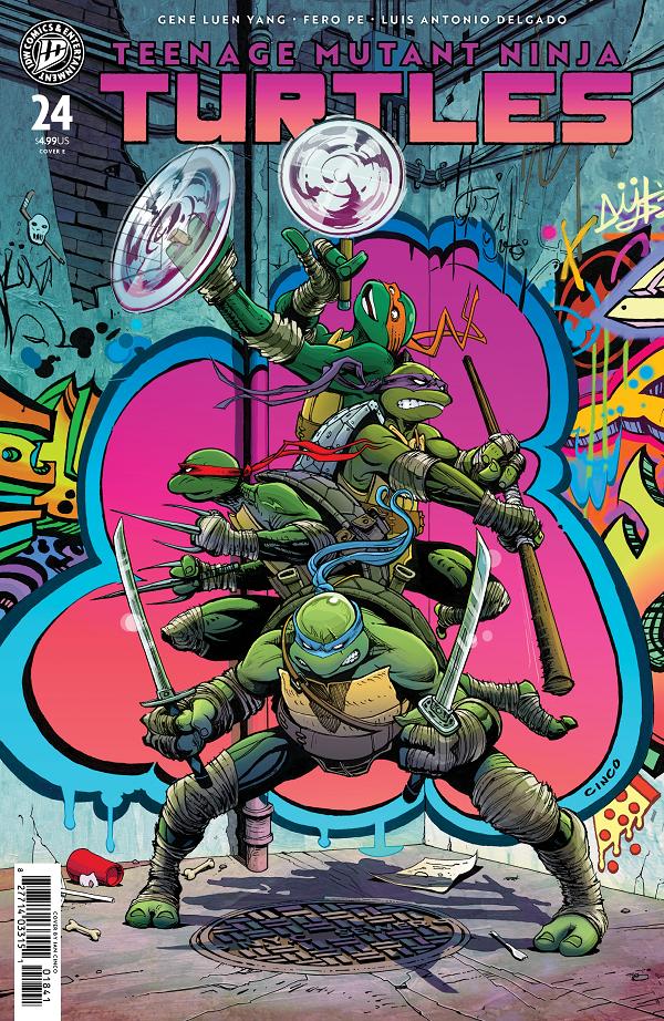 Teenage Mutant Ninja Turtles #24 variant cover by Ian Cinco