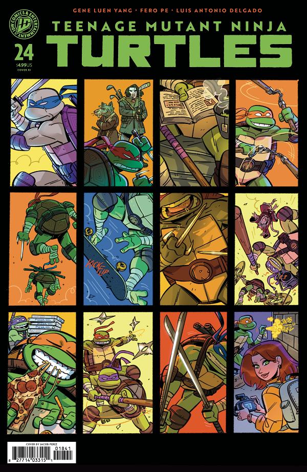 Teenage Mutant Ninja Turtles #24 variant cover by Jacob Perez
