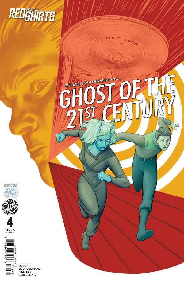 Star Trek: Red Shirts--Ghost Of The 21St Century #4 variant cover by Malachi Ward