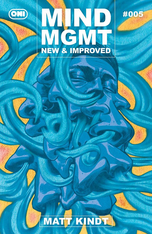 Mind Mgmt New & Improved #5 variant cover by Mike Del Mundo