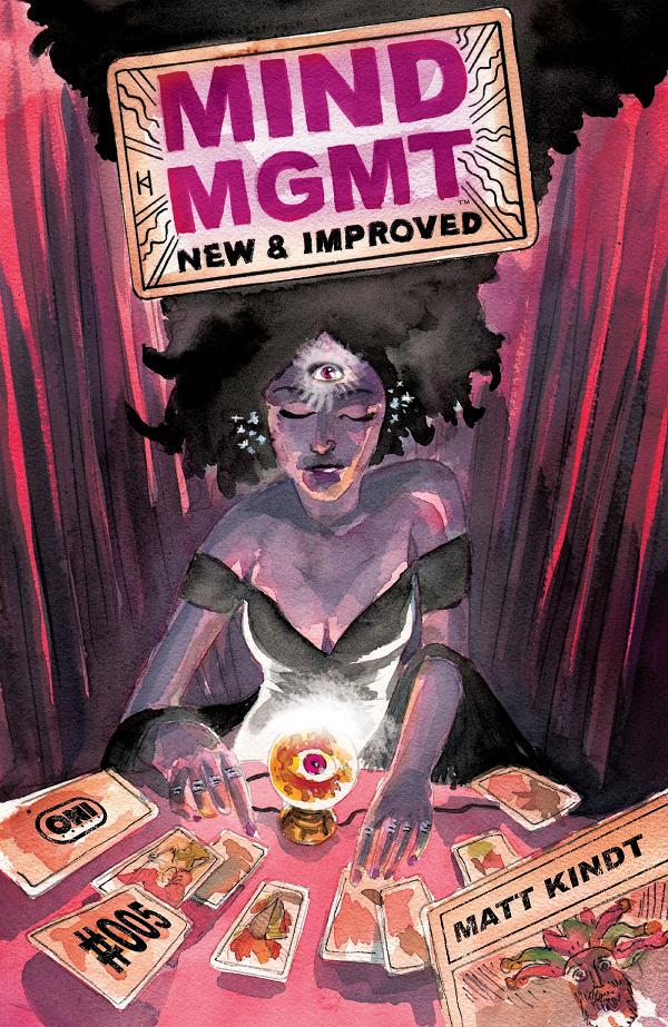 Mind Mgmt New & Improved #5 variant cover by Mike Del Mundo
