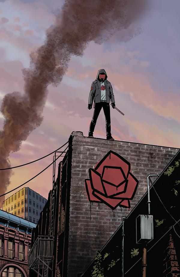 No One Escapes The Dialectic A Main (Dressed, Fuso) #1 variant cover by Pia Guerra