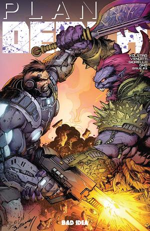 Planet Death #3 CVR C (OF 4) CVR C MARK BAGLEY cover
