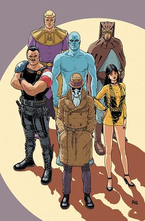 Batman #15 CVR F CVR F FRANK QUITELY WATCHMEN 40TH ANNIVERSARY CARD STOCK cover
