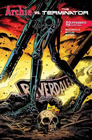 Archie Vs The Terminator #2 CVR A FRANCESCO FRANCAVILLA cover