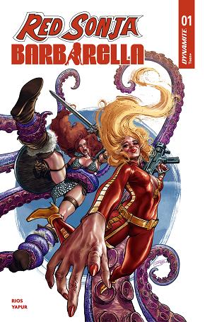 Red Sonja Barbarella #1 CVR N CVR N INC 1:10 DIEGO YAPUR FOIL cover