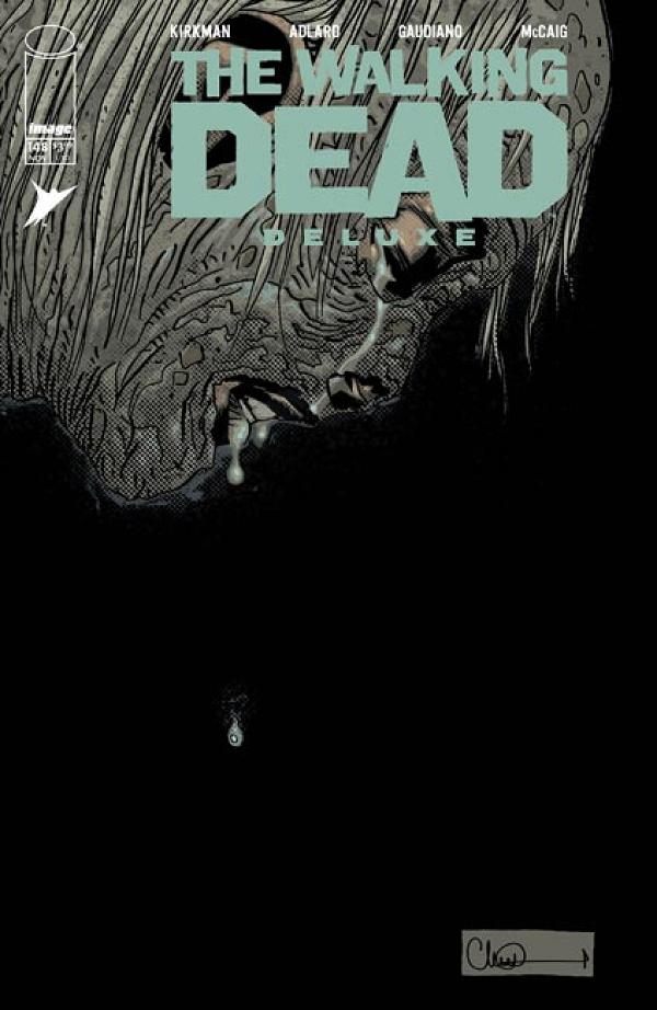 Walking Dead Deluxe #148 variant cover by Charlie Adlard