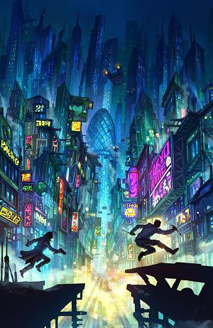 Blade Runner Tokyo Nexus Die With Honor #1 CVR F (OF 4) CVR F ALAN QUAH VIRGIN CARDSTOCK cover