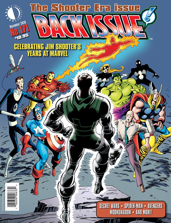 Back Issue #171 cover by Mike Zeck