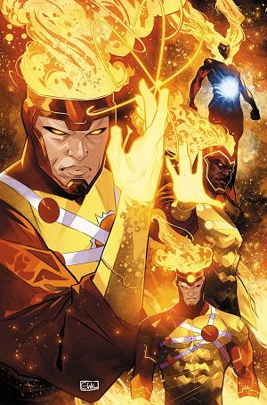 Fury Of Firestorm #8 CVR B (OF 9) CVR B EDWIN GALMON CARD STOCK cover