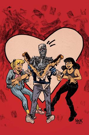 Archie Vs The Terminator #2 CVR F CVR F ROBERT HACK LTD VIRGIN cover