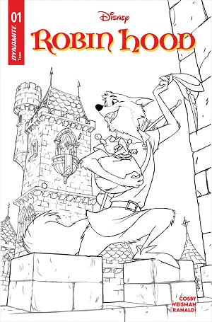Robin Hood (2026) #1 CVR N CVR N INC 1:25 JOSHUA MIDDLETON LINE ART cover