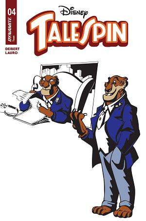 Talespin #4 CVR D CVR D CHARACTER DESIGN ART cover