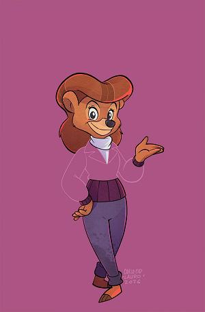 Talespin #4 CVR G CVR G INC 1:15 CARLO LAURO COLOR BLEED VIRGIN cover