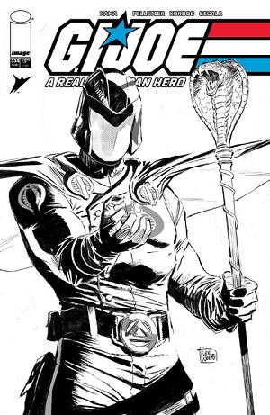 G.I. Joe: A Real American Hero #334 CVR B CVR B LEE WEEKS B&W cover