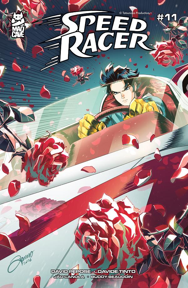 Speed Racer #11 cover by Alessio Zonno