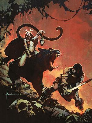Savage Sword Of Conan #17 CVR D CVR D NICK MARINKOVICH VIRGIN CARDSTOCK cover