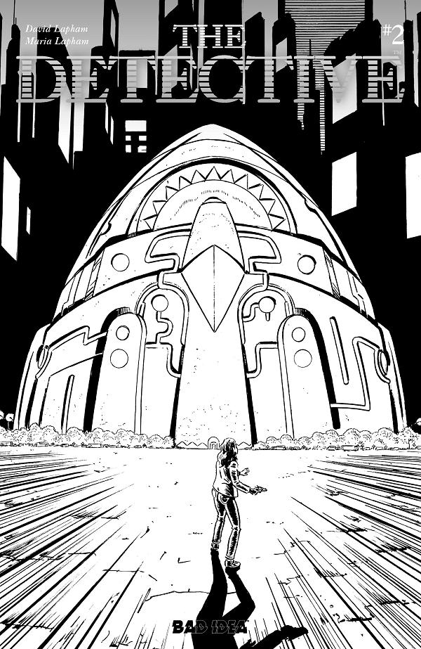 Detective #2 variant cover by David Lapham