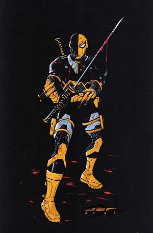 Deathstroke The Terminator #9 CVR C CVR C JUAN FERREYRA CARD STOCK cover