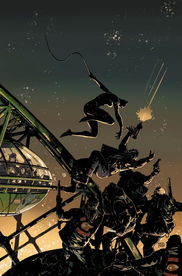 Catwoman #93 cover by Gabriel Hardman