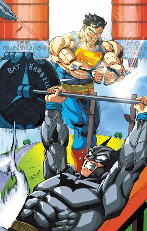 Batman & Superman: World's Finest #57 CVR B CVR B MARIO FOX FOCCILLO CARD STOCK cover