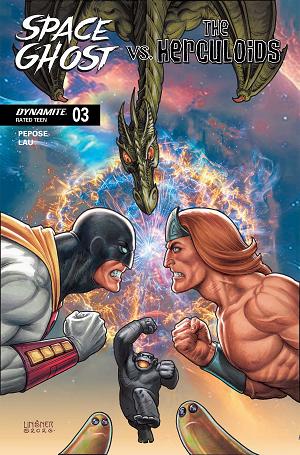 Space Ghost Vs The Herculoids #3 CVR C CVR C JOSEPH MICHAEL LINSNER cover