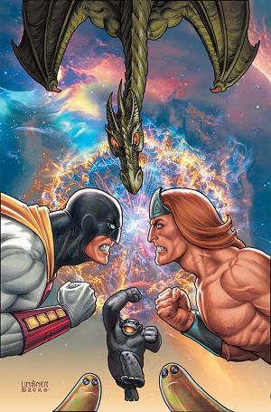 Space Ghost Vs The Herculoids #3 CVR H CVR H INC 1:15 JOSEPH MICHAEL LINSNER VIRGIN cover