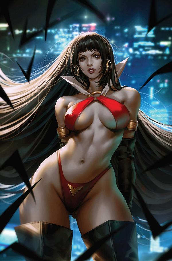 Vampirella (2026) #8 variant cover by Derrick Chew