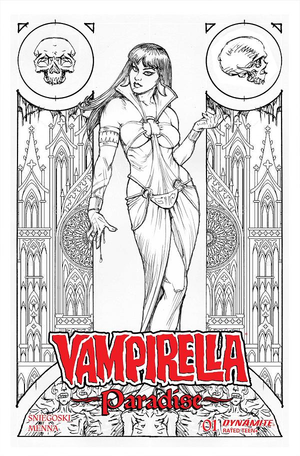 Vampirella Paradise #1 variant cover by Joseph Michael Linsner