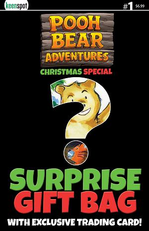 Pooh Bear Adventures Christmas Special #1 CVR B (ONE SHOT) CVR B SURPRISE COVER BAGGED WITH TRADING CARD cover